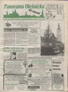Panorama Oleśnicka: tygodnik Ziemi Oleśnickiej, 1994, nr 51/52