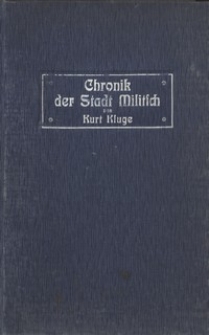 Chronik der Stadt Militsch