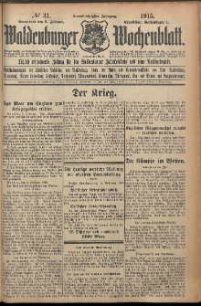 Waldenburger Wochenblatt, Jg. 61, 1915, nr 31