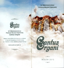 Cantus Organi 2015 - informator [Dokument życia społecznego]