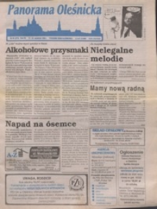 Panorama Oleśnicka: tygodnik Ziemi Oleśnickiej, 1996, nr 38