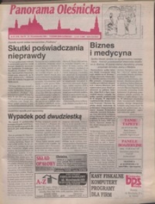 Panorama Oleśnicka: tygodnik Ziemi Oleśnickiej, 1996, nr 43