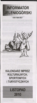 Informator Jeleniogórski, 2010, listopad