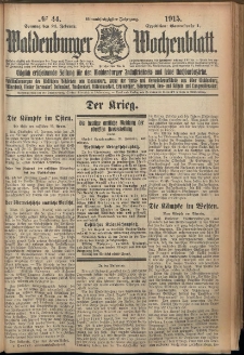 Waldenburger Wochenblatt, Jg. 61, 1915, nr 44