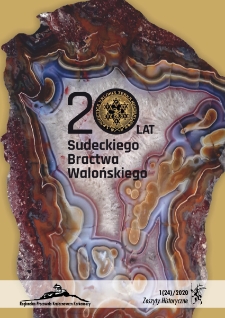 Zeszyty Historyczne. 20 lat Sudeckiego Bractwa Walońskiego, 2020, nr 1 (24) [Dokument elektroniczny]