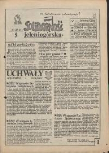 Solidarność Jeleniogórska : 10.03.1981 r., nr 5