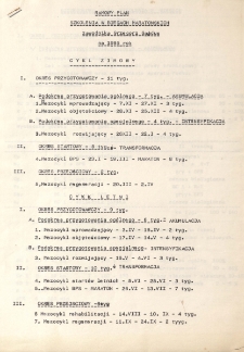 Ramowy plan szkolenia w biegach maratońskich zawodnika Grzegorz Gajdus na 1995 rok