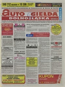 Auto Giełda Dolnośląska : regionalna gazeta ogłoszeniowa, 2006, nr 26 (1415) [3.03]