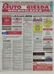Auto Giełda Dolnośląska : regionalna gazeta ogłoszeniowa, 2006, nr 36 (1425) [27.03]