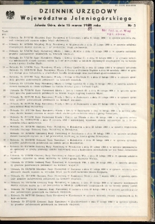 Dziennik Urzędowy Województwa Jeleniogórskiego, 1989, nr 3