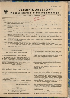 Dziennik Urzędowy Województwa Jeleniogórskiego, 1989, nr 11