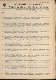 Dziennik Urzędowy Województwa Jeleniogórskiego, 1990, nr 6