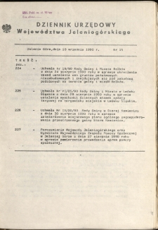 Dziennik Urzędowy Województwa Jeleniogórskiego, 1990, nr 15