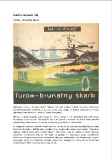 Skarby z Pracowni (13) : Turów – brunatny skarb [Dokument elektroniczny]