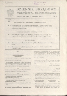 Dziennik Urzędowy Województwa Jeleniogórskiego, 1991, nr 31