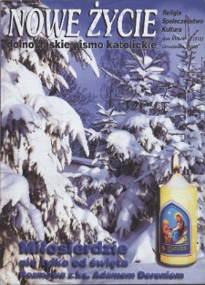 Nowe Życie: dolnośląskie pismo katolickie: religia, kultura, społeczeństwo, 2000, nr 12 (315)