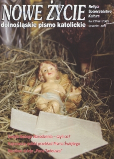 Nowe Życie: dolnośląskie pismo katolickie: religia, kultura, społeczeństwo, 2009, nr 12 (423)