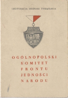 Legitymacja nr U-8892