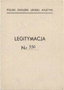 Legitymacja nr 530 : dnia 30.01.1969 r.