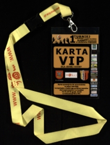 [Identyfikator] : 1 Turniej charytatywny o puchar burmistrza Oleśnicy Jana Bronsia w siatkówce mężczyzn : karta vip dla jednej osoby