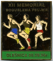 XII Memoriał Bogusława Psujka : Oleśnica 08.09.96 [Dokument życia społecznego]