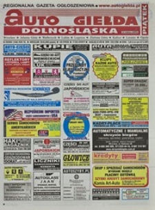 Auto Giełda Dolnośląska : regionalna gazeta ogłoszeniowa, 2006, nr 59 (1448) [26.05]