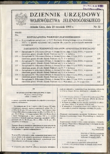 Dziennik Urzędowy Województwa Jeleniogórskiego, 1993, nr 32