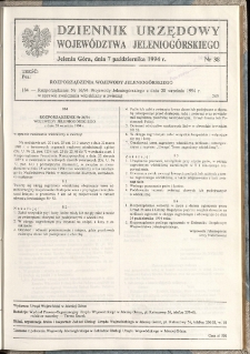 Dziennik Urzędowy Województwa Jeleniogórskiego, 1994, nr 38