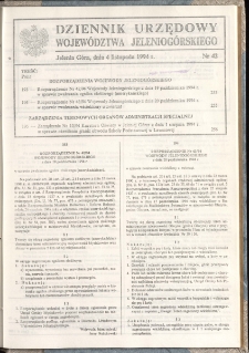 Dziennik Urzędowy Województwa Jeleniogórskiego, 1994, nr 42