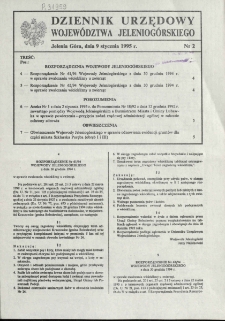 Dziennik Urzędowy Województwa Jeleniogórskiego, 1995, nr 2