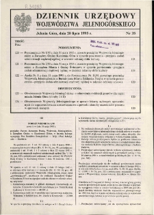 Dziennik Urzędowy Województwa Jeleniogórskiego, 1995, nr 35