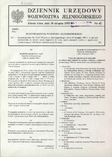 Dziennik Urzędowy Województwa Jeleniogórskiego, 1995, nr 42