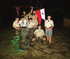 Harcerze : obóz w Kliczkowie (fot. 3) [Dokument ikonograficzny]