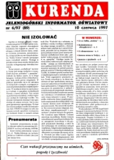 Kurenda : jeleniogórski informator oświatowy, 1997, nr 6 (89)