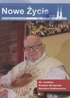 Nowe Życie: dolnośląskie pismo katolickie: religia, kultura, społeczeństwo, 2013, nr 11