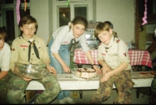 Harcerze - święto drużyny - 11-lecie powstania (fot. 2) [Dokument ikonograficzny]