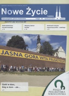 Nowe Życie: dolnośląskie pismo katolickie: religia, kultura, społeczeństwo, 2014, nr 7-8