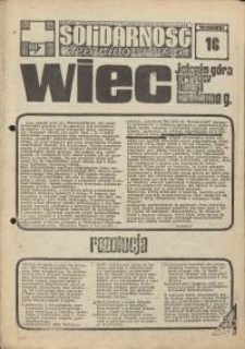 Solidarność Jeleniogórska : tygodnik Zarządu Regionalnego NSZZ Solidarność Region Jeleniogórski : 10.08.1981 r., nr 16