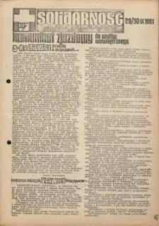 Solidarność Jeleniogórska : komunikat zjazdowy : 29/30.09.1981 r.