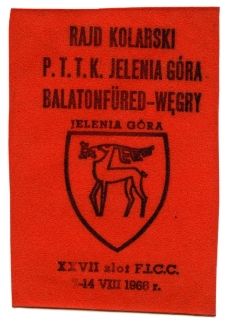 Rajd Kolarski P.T.T.K. Jelenia Góra Balatonfüred - Węgry [Dokument życia społecznego]
