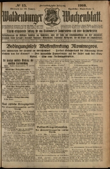 Waldenburger Wochenblatt, Jg. 62, 1916, nr 15