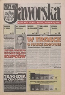 Gazeta Jaworska, 1996, nr 31
