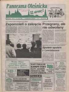 Panorama Oleśnicka: tygodnik Ziemi Oleśnickiej, 1998, nr 14