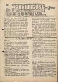 Solidarność Jeleniogórska : komunikat zjazdowy : 7/8.10.1981 r.