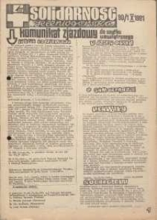 Solidarność Jeleniogórska : komunikat zjazdowy : 30.10.1981 r.
