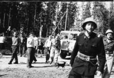 [Ćwiczenia przeciwpożarowe] (fot 7) [Dokument ikonograficzny]