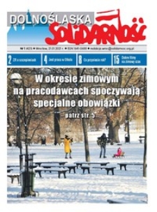Dolnośląska Solidarność, 2021, nr 1 (425)