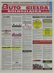 Auto Giełda Dolnośląska : regionalna gazeta ogłoszeniowa, 2006, nr 89 (1478) [4.08]