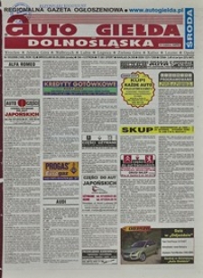 Auto Giełda Dolnośląska : regionalna gazeta ogłoszeniowa, 2006, nr 103 (1492) [6.09]