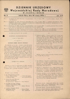 Dziennik Urzędowy Województwa Jeleniogórskiego, 1976, nr 3
